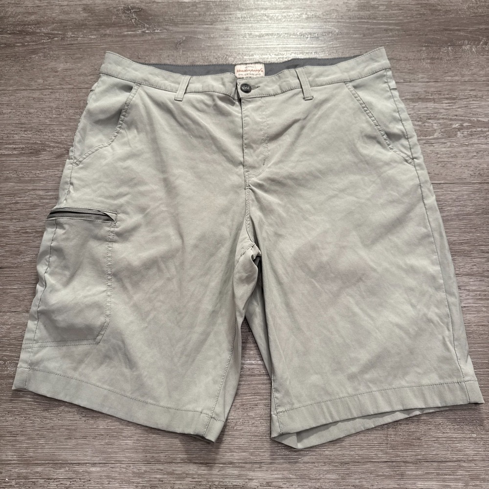 Weatherproof Shorts Mens 38 Beige Outdoor Hike Cargo Nylon Stretch Trail Vintage